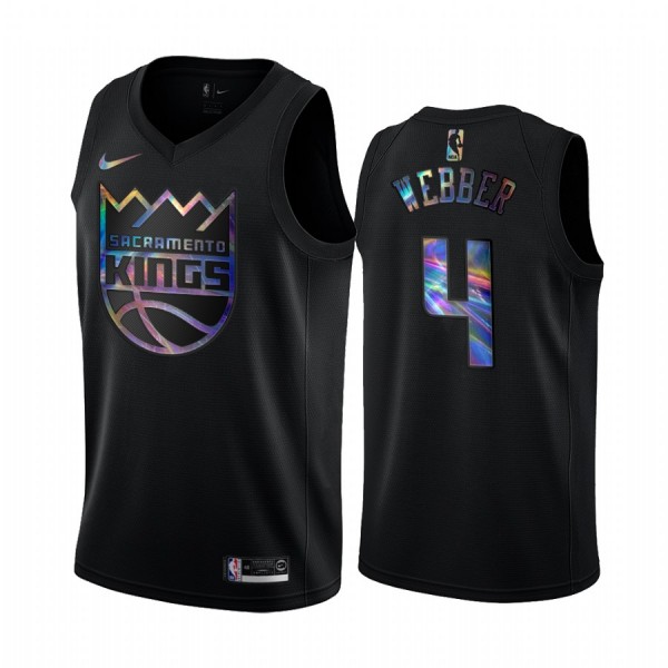 NBA Sacramento Kings Trikot Chris Webber 4 Iridescent HWC Collection Swingman - Herren